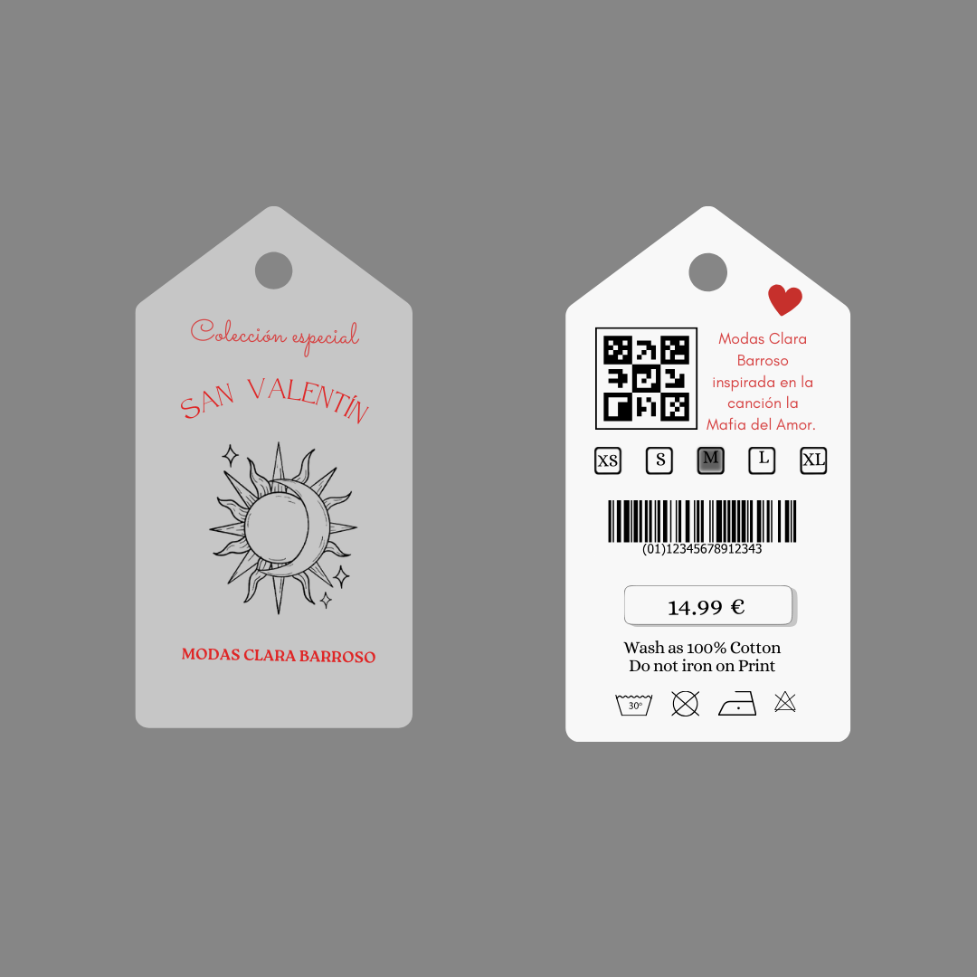 Camiseta San Valentín modelo Clara Barroso - Imagen 4