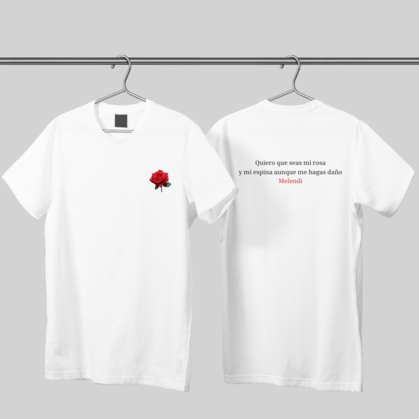 Camiseta San Valentín Colaboración con Melendi Alba Rebollo Miranda