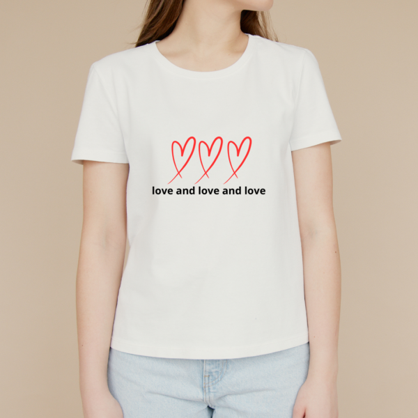 Camiseta San Valentín modelo Pilar Lubián