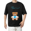 Camiseta San Valentín Negra - Alejandro Gil Sáez