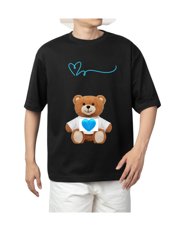 Camiseta San Valentín Negra - Alejandro Gil Sáez