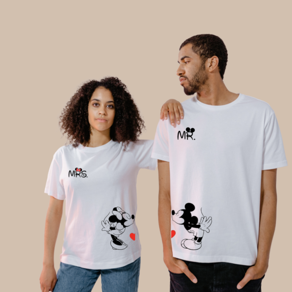 Camiseta san valentin Micky Minie Marina Donoso