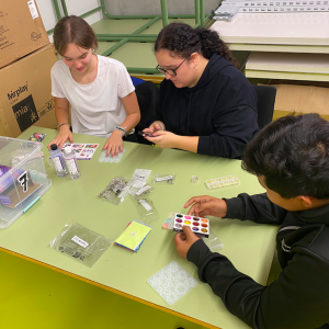 Trabajando en el taller