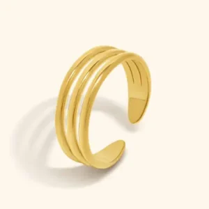 anillo acero inoxidable oro