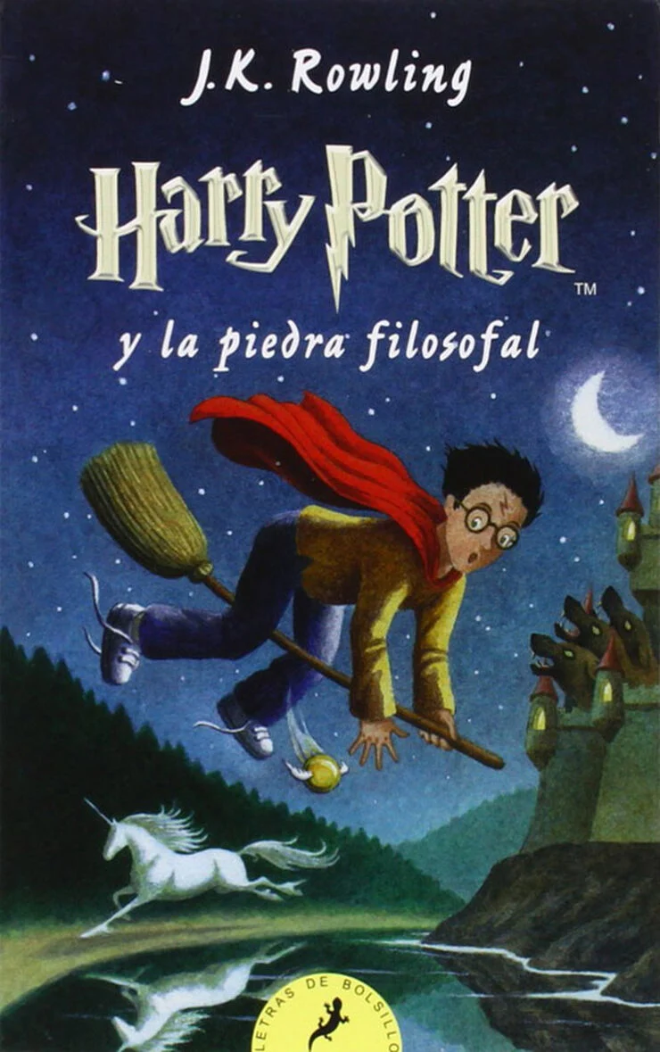 "Libro Harry Potter y la piedra filosofal en La Puerta de Tannhäuser".